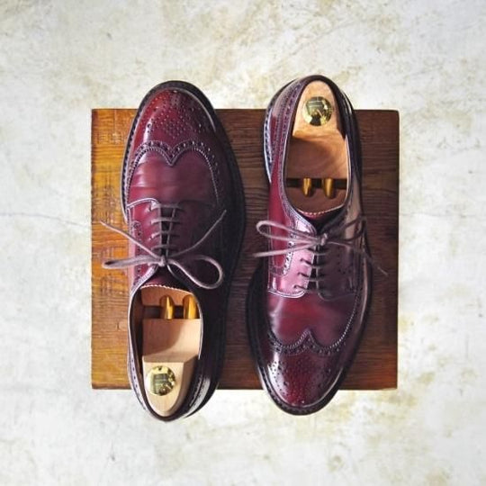 極上★クロケット&ジョーンズ 6.5E【★ダイナイトソール/PEMBROKE/ペンブローク/フルブローグ/325ラスト】Crockett&Jones★a988