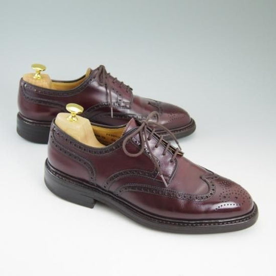 極上★クロケット&ジョーンズ 6.5E【★ダイナイトソール/PEMBROKE/ペンブローク/フルブローグ/325ラスト】Crockett&Jones★a988