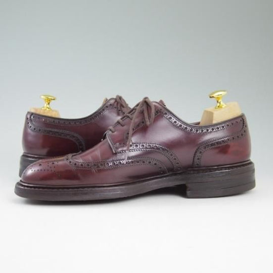 極上★クロケット&ジョーンズ 6.5E【★ダイナイトソール/PEMBROKE/ペンブローク/フルブローグ/325ラスト】Crockett&Jones★a988