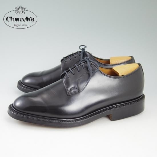 極美品★チャーチ 60F/UK6【★ブックバインダーカーフ/stratton/224ラスト/旧チャーチ/３都市ロゴ/プレーントゥ】Church's★a991