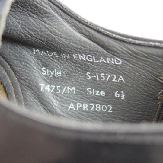 極美品★サンダース SIZE 6.5【★ストレートチップ】S-1572A/SANDERS★a997