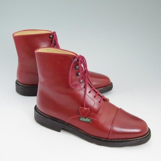 極美品★パラブーツ(レディース) 22cm/ SIZE 2.5【★プレーントゥ ブーツ/CHASSE/シャッセソール】Paraboot★b001