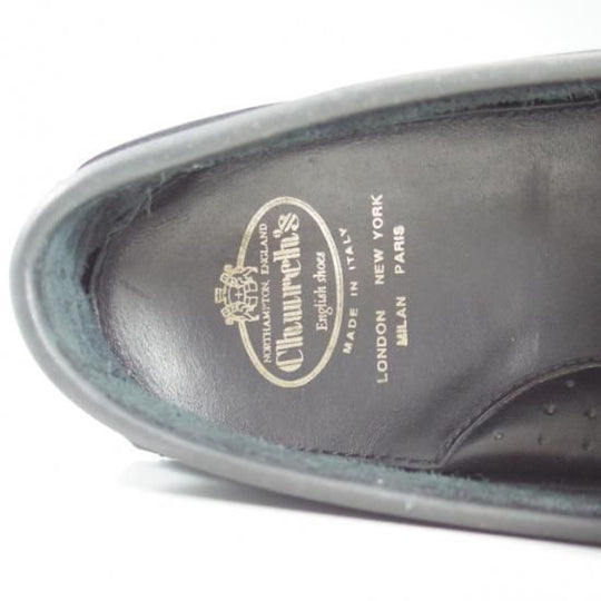 美品★チャーチ 8F【★希少スリッポン】FLETCHER/ローファー/3856/Church's★b005