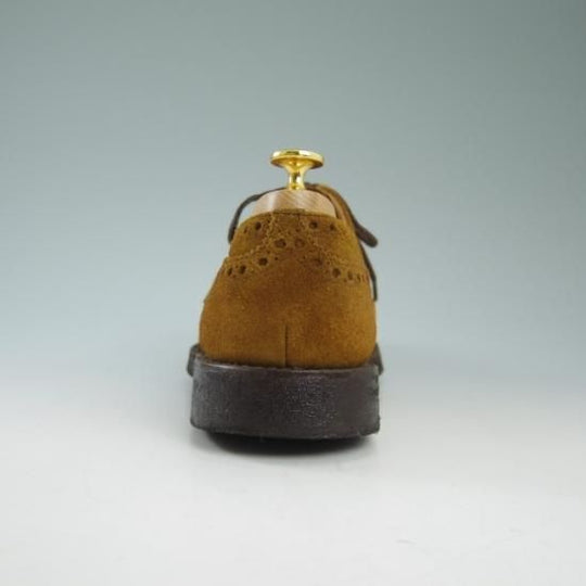 極美品★チャーチ 70F/UK7【★希少!!マラッカ色】フェアフィールド/81ラスト/fairfield/フルブローグ/スエード/Church's★b006