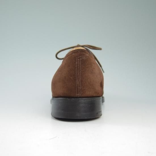 美品★ジョンロブ 5E【★8695ラスト/PIERSON】プレーントゥ/スエード/JOHN LOBB★b008
