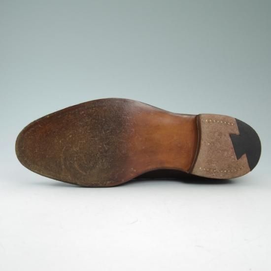美品★ジョンロブ 5E【★8695ラスト/PIERSON】プレーントゥ/スエード/JOHN LOBB★b008