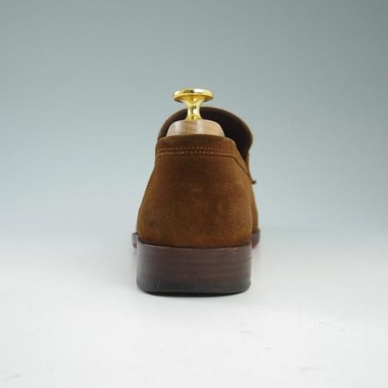 極美品★(伊)ボノーラ SIZE 6.5【★コインローファー】スエード/旧ボノーラ/BONORA★b012