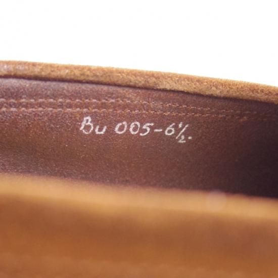 極美品★(伊)ボノーラ SIZE 6.5【★コインローファー】スエード/旧ボノーラ/BONORA★b012