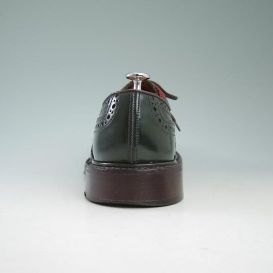 美品★トリッカーズ SIZE 9【定価10万以上★コードバン/緑色】バートン/BOURTON/m5633/カントリー短靴/Tricker's★b013