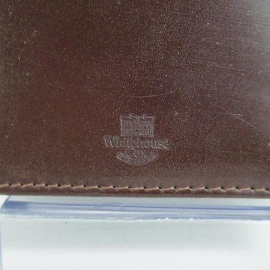 未使用★ホワイトハウスコックス【★三つ折り財布/ブライドルレザー】メンズ/Whitehouse Cox★a958
