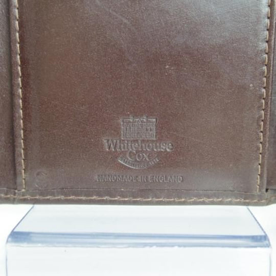 未使用★ホワイトハウスコックス【★三つ折り財布/ブライドルレザー】メンズ/Whitehouse Cox★a958