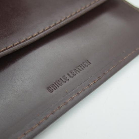 未使用★ホワイトハウスコックス【★三つ折り財布/ブライドルレザー】メンズ/Whitehouse Cox★a958