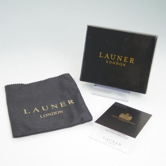 美品★(英)ロウナー/二つ折り財布【★ロイヤルワラント】レザー/メンズ/RAUNER★a959