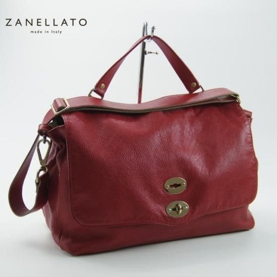 極上★(伊)ザネラート/ZANELLATO【定価10万以上★ポスティーナ L/マルカプント】ショルダー バッグ/メンズ&レディース★N4778