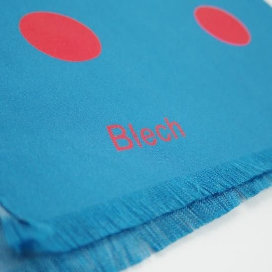 未使用★(伊)ブレック/Blech【定価3.2万円★ストール】TOMORROWLAND取扱/トゥモローランド/シルクプリント★a0N4779