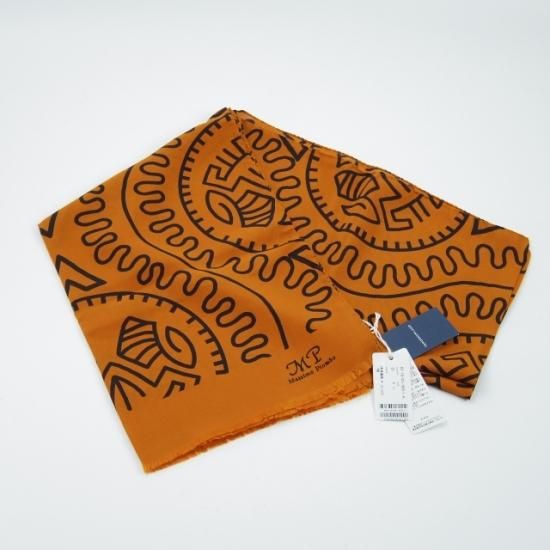 未使用★(伊)マッシモピオンボ【定価2.1万円★ストール/TOMORROWLAND別注】トゥモローランド/MP di Massimo Piombo★a0N4780