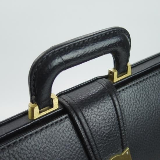 極上★銀座タニザワ/GINZA TANIZAWA【定価9.7万円★ダレスバッグ/黒】メンズ ビジネス バッグ/レザー ブリーフケース★N4782