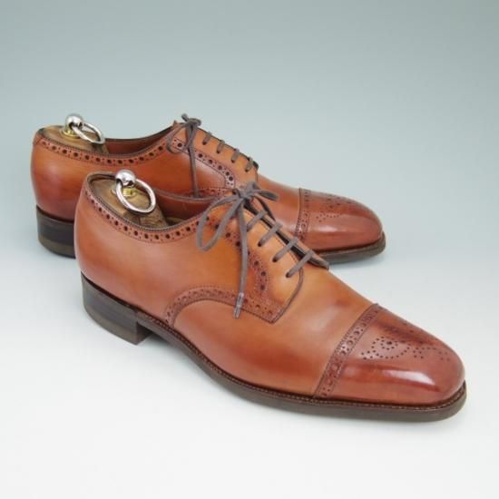【EDWARDGREEN】 CANTERBURY セミブローグ UK9.5E EDWARD GREEN（エドワードグリーン）の「Canterbury Adelaide