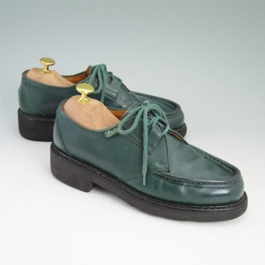 ★パラブーツ(レディース) 24cm/ SIZE 4.5【★希少!!ミカエル風ギリーシューズ】チロリアンシューズ/シャッセソール/旧ロゴ/Paraboot★b019