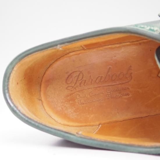 ★パラブーツ(レディース) 24cm/ SIZE 4.5【★希少!!ミカエル風ギリーシューズ】チロリアンシューズ/シャッセソール/旧ロゴ/Paraboot★b019