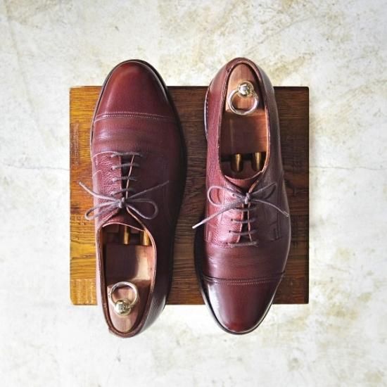 Brooks Brothers ブラウン ドレスシューズ Brooks Brothers Brown Suede Leather Wingtip Oxfords Mens