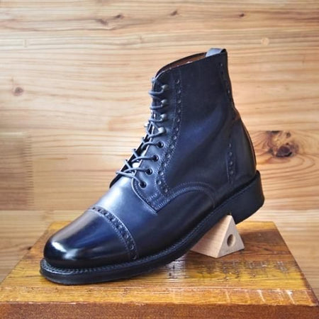 美品★(英)グレンソン 5F【★ブーツ】黒/GRENSON★b025