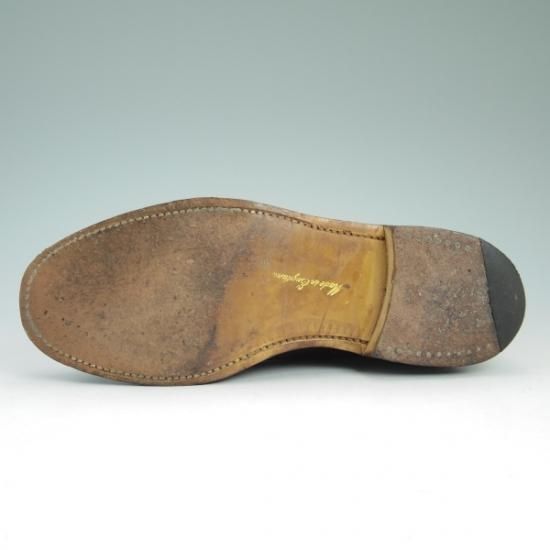 美品★(英)グレンソン 5F【★ブーツ】黒/GRENSON★b025