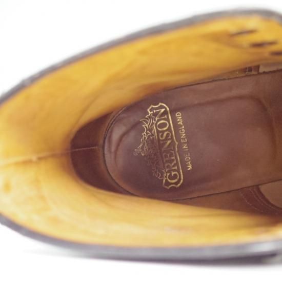 美品★(英)グレンソン 5F【★ブーツ】黒/GRENSON★b025