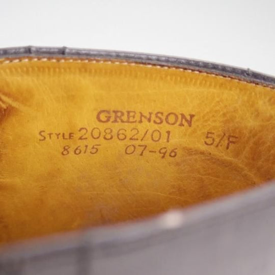 美品★(英)グレンソン 5F【★ブーツ】黒/GRENSON★b025