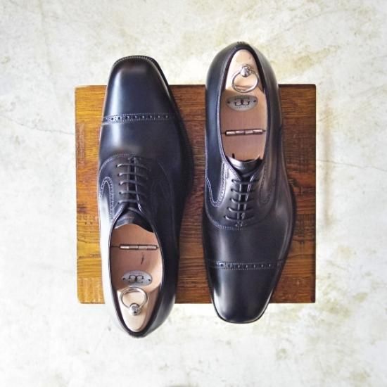 未使用★ガジアーノ&ガーリング UK8程度【★希少!!ビスポーク品/シューツリー付】GAZIANO&GIRLING★b026