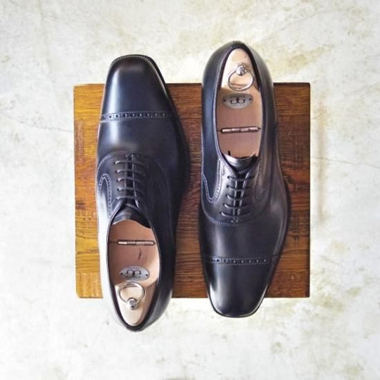 未使用★ガジアーノ&ガーリング UK8程度【★希少!!ビスポーク品/シューツリー付】GAZIANO&GIRLING★b026