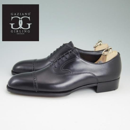 未使用★ガジアーノ&ガーリング UK8程度【★希少!!ビスポーク品/シューツリー付】GAZIANO&GIRLING★b026