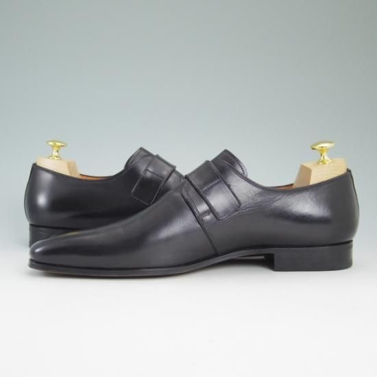 極美品★サントーニ SIZE 8【定価10万円程度★モンクストラップ】Santoni★b027