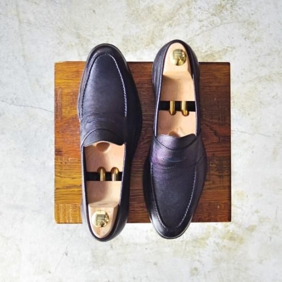 美品★チーニー 7.5E【★ポールスミス別注/PaulSmith/12313ラスト/コインローファー/靴】CHEANEY★b030