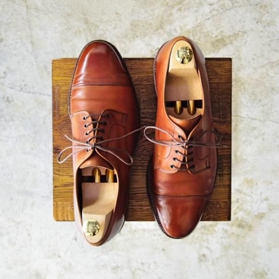 ★クロケット&ジョーンズ UK8/US8.5E【★ラルフローレン別注/RalphLauren/ストレートチップ】Crockett＆Jones★b031