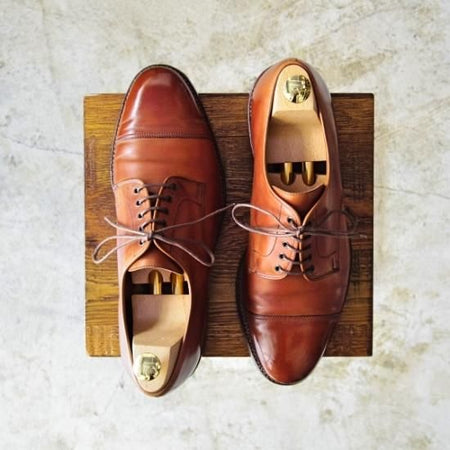 ★クロケット&ジョーンズ UK8/US8.5E【★ラルフローレン別注/RalphLauren/ストレートチップ】Crockett＆Jones★b031