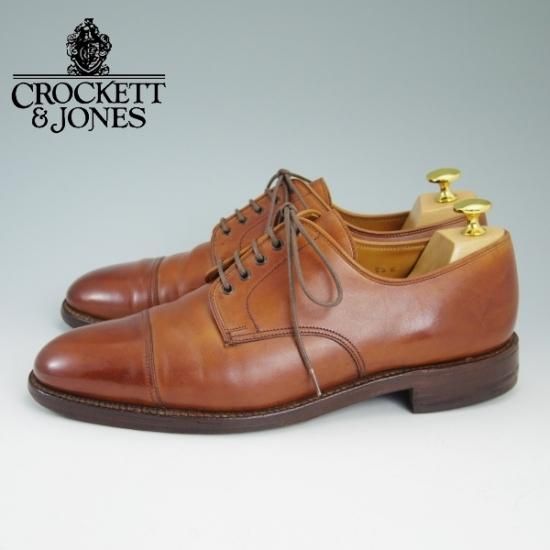 ★クロケット&ジョーンズ UK8/US8.5E【★ラルフローレン別注/RalphLauren/ストレートチップ】Crockett＆Jones★b031