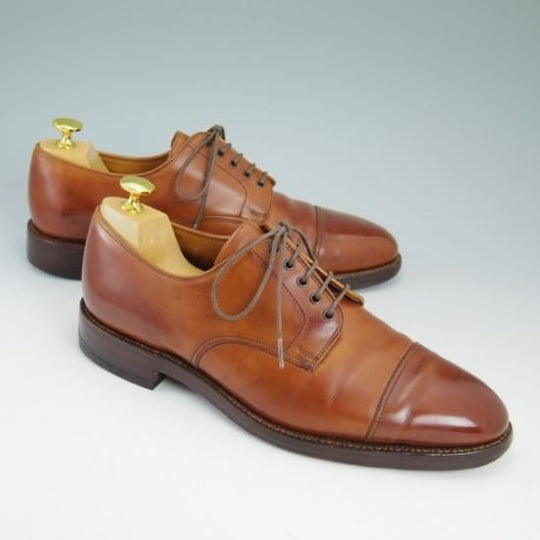 ★クロケット&ジョーンズ UK8/US8.5E【★ラルフローレン別注/RalphLauren/ストレートチップ】Crockett＆Jones★b031