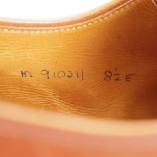 ★クロケット&ジョーンズ UK8/US8.5E【★ラルフローレン別注/RalphLauren/ストレートチップ】Crockett＆Jones★b031