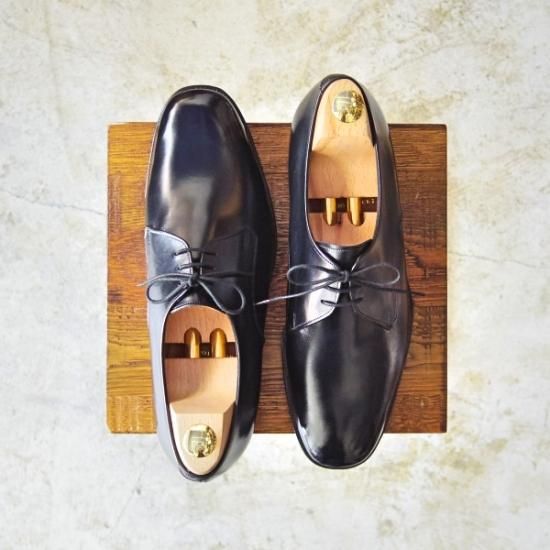 未使用★クロケット＆ジョーンズ 8.5FF【★旧ロゴ/デッドストック/ハンドグレード/WOOD STOCK2/Vフロント】Crockett＆Jones★b032