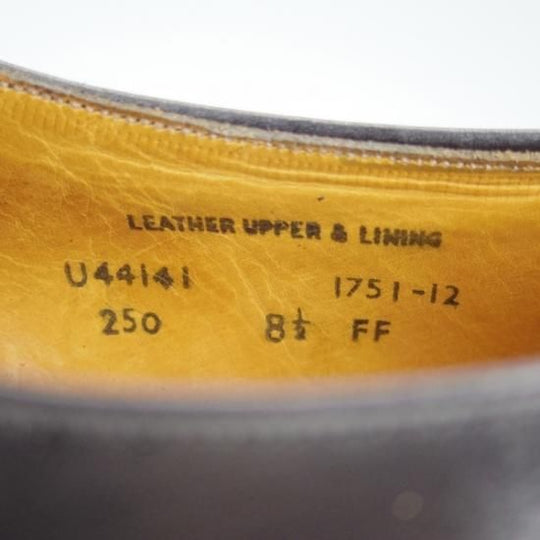 未使用★クロケット＆ジョーンズ 8.5FF【★旧ロゴ/デッドストック/ハンドグレード/WOOD STOCK2/Vフロント】Crockett＆Jones★b032