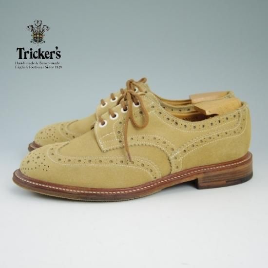 使い勝手の良い】 英国製 TRICKER'S ×SHIPSスエードシューズ