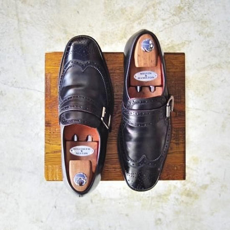 極美品★トリッカーズ SIZE 8.5【★(米)Grahame Fowler Original別注】モンクストラップ/M6146/Tricker's★b035