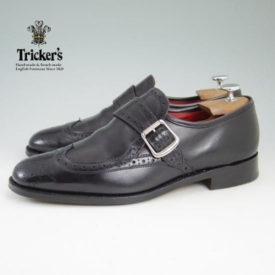 極美品★トリッカーズ SIZE 8.5【★(米)Grahame Fowler Original別注】モンクストラップ/M6146/Tricker's★b035