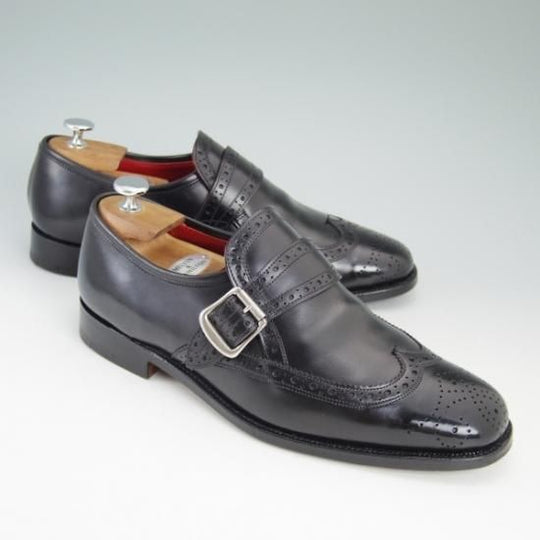 極美品★トリッカーズ SIZE 8.5【★(米)Grahame Fowler Original別注】モンクストラップ/M6146/Tricker's★b035