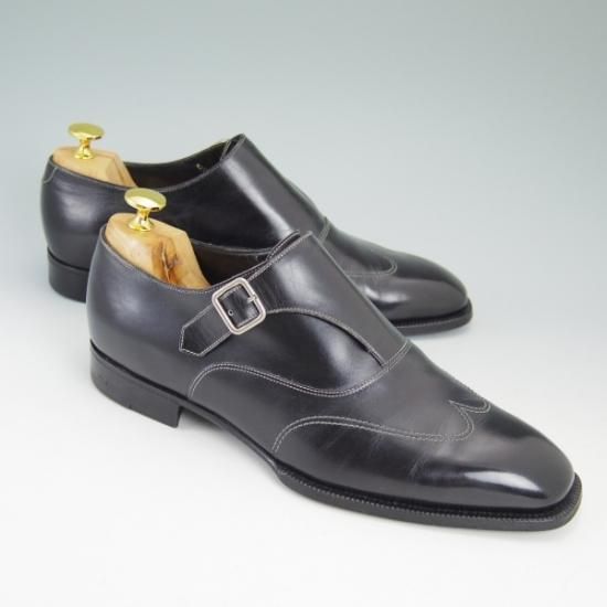 極上★エンツォボナフェ SIZE 41.5【★BEAMS別注/サイドモンク】モンクストラップ/ビームス/ENZO BONAFE★b037