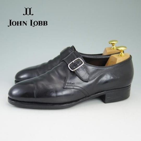 ★ジョンロブ ロンドン UK8程度【時価80万円程度★最高級!!ビスポーク商品】モンクストラップ/JOHN LOBB LONDON★b038