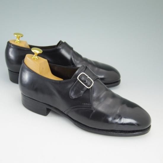 ★ジョンロブ ロンドン UK8程度【時価80万円程度★最高級!!ビスポーク商品】モンクストラップ/JOHN LOBB LONDON★b038