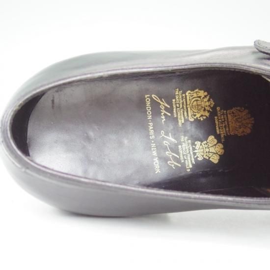★ジョンロブ ロンドン UK8程度【時価80万円程度★最高級!!ビスポーク商品】モンクストラップ/JOHN LOBB LONDON★b038