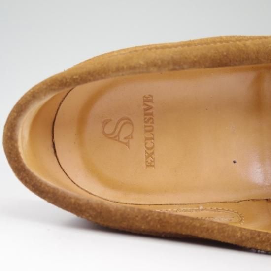 美品★アルフレッドサージェント SIZE 7.5【定7万以上★エクスクルーシブ】スエード/コインローファー/サージェント/Alfred Sargent★b039